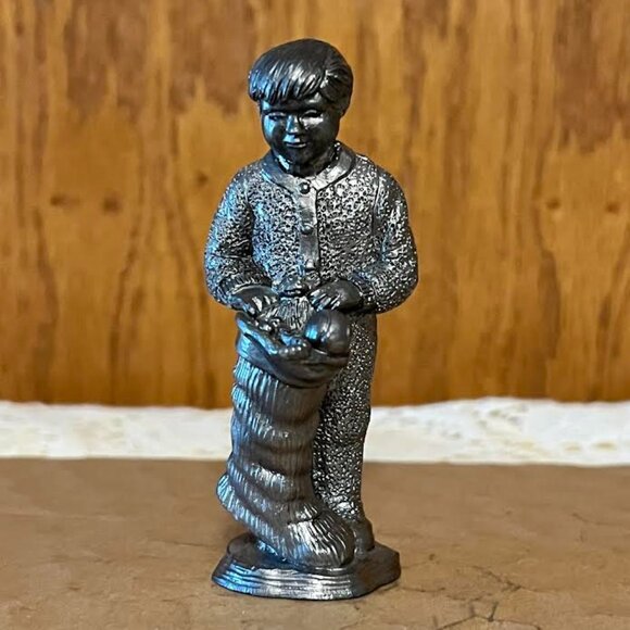 Michael Ricker | Accents | Michael Ricker Pewter Signed Numbered Boy ...